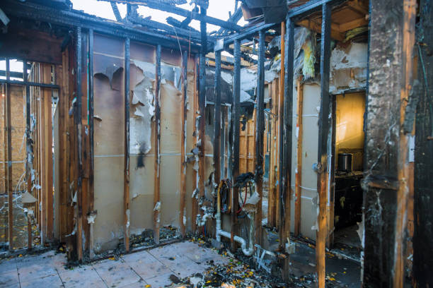 Professional Emergency Fire Cleanup technician working in Mountain Green, UT